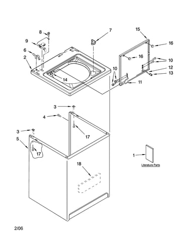 Top and cabinet parts