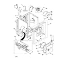 Kenmore 11076112501 cabinet parts diagram