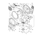 Kenmore Elite 11077032600 bulkhead parts diagram