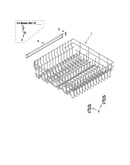 Upper rack and track parts