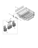 Lower rack parts, optional parts (not included)