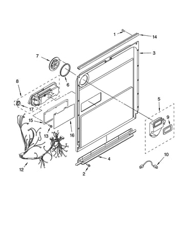 Door and latch parts