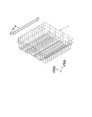 Upper rack and track parts