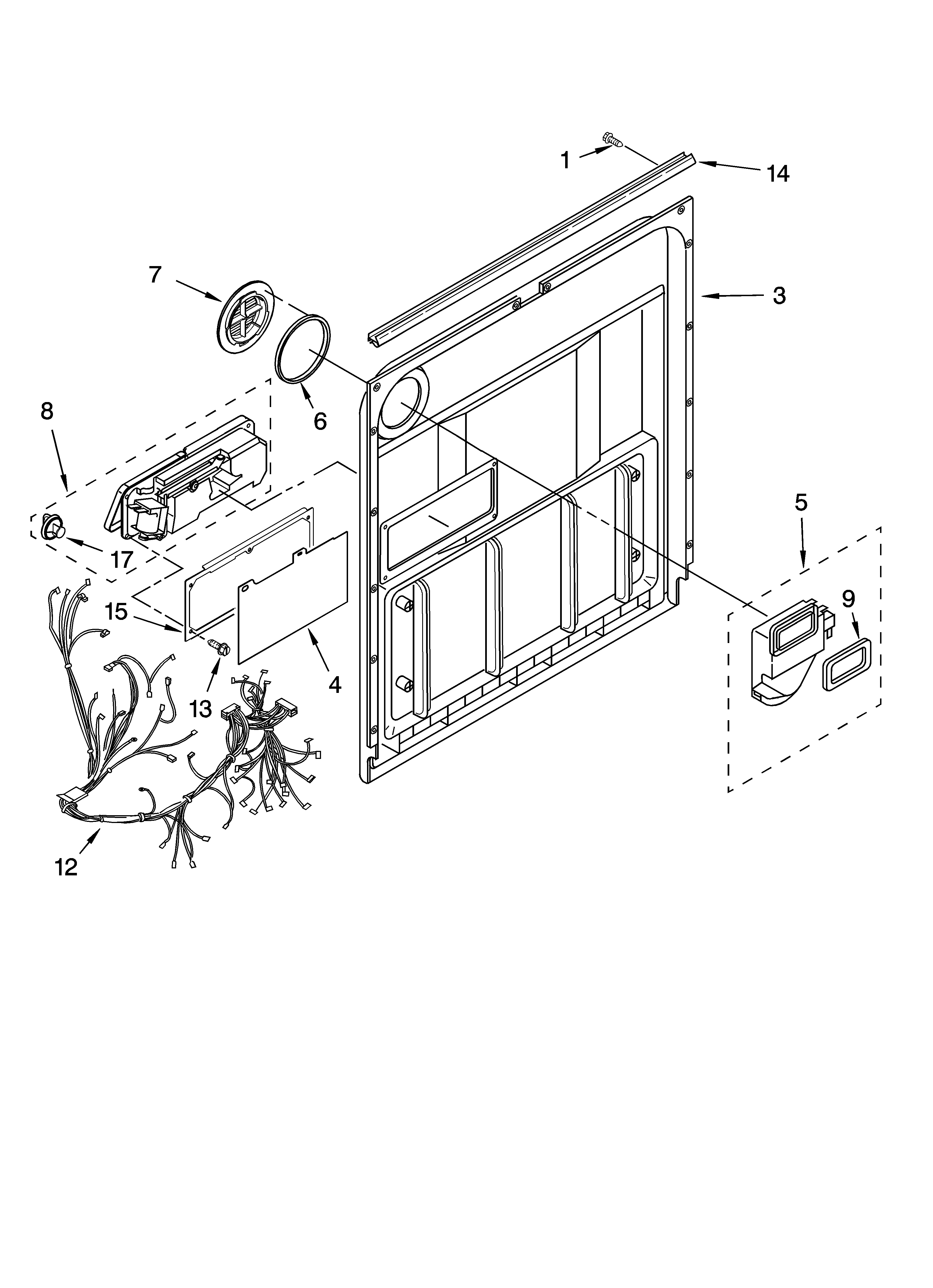 Door and latch parts