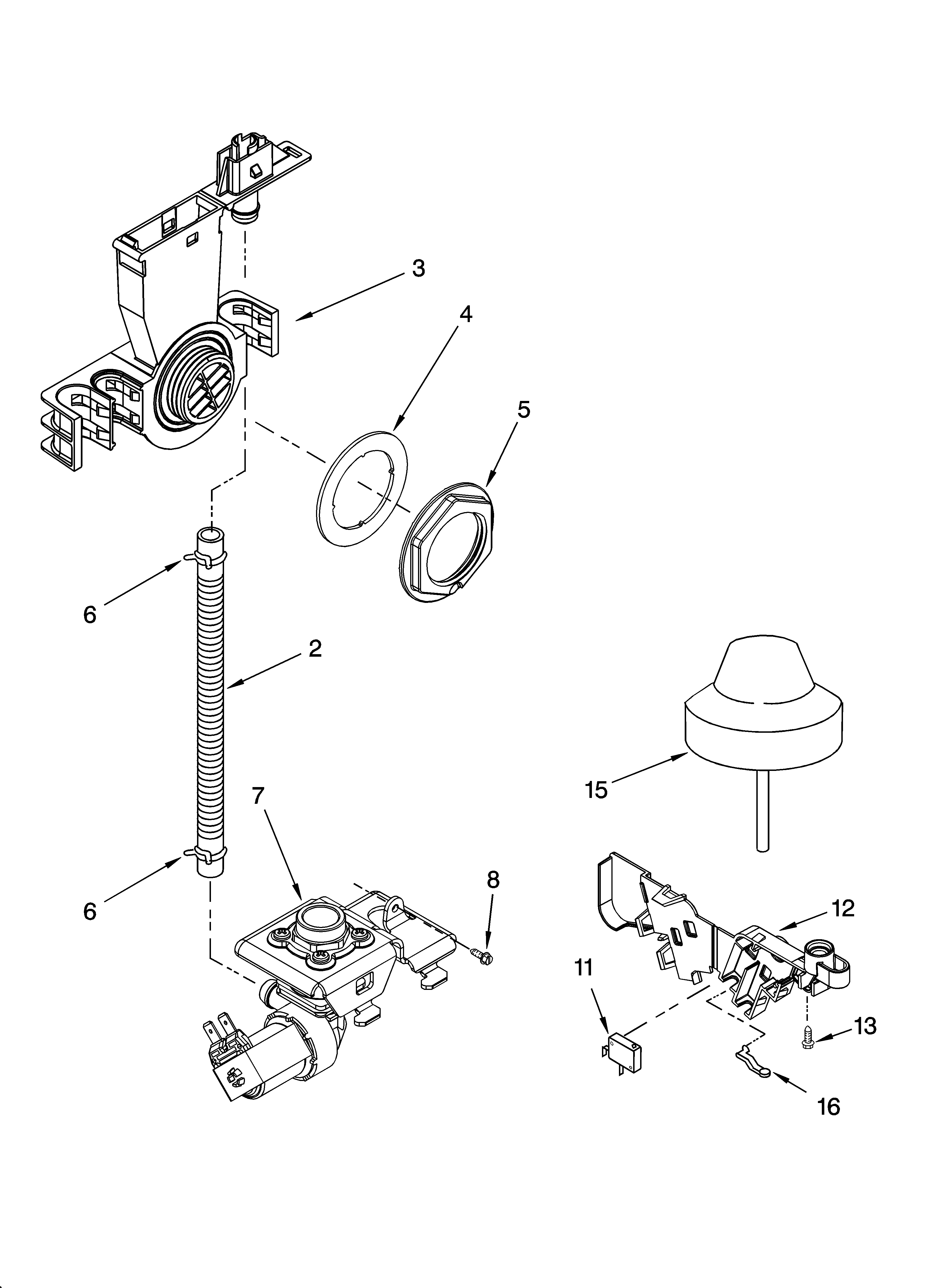 Fill and overfill parts