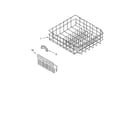 Kenmore 665743893 lower rack parts, optional parts (not included) diagram