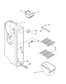 Freezer liner parts