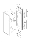 Refrigerator door parts
