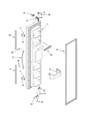 Freezer door parts