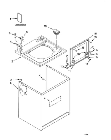 Top and cabinet parts