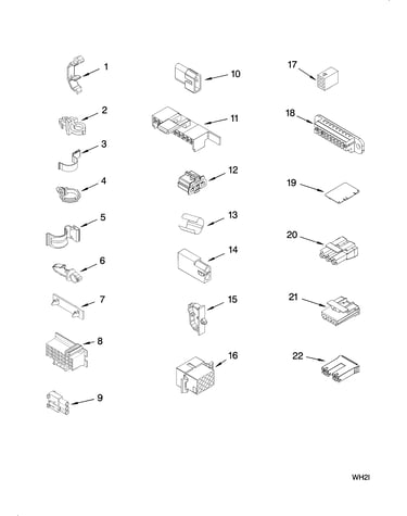 Wiring harness parts