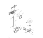 Kenmore Elite 66516263401 fill and overfill parts diagram