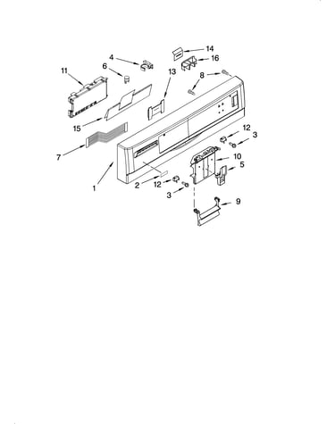 Control panel parts
