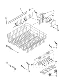Upper rack and track parts