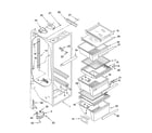 Kenmore 10644563600 refrigerator liner parts diagram