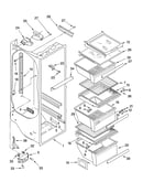 Refrigerator liner parts
