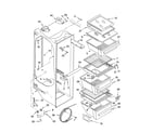 Kenmore 10656784600 refrigerator liner parts diagram