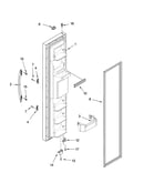 Freezer door parts