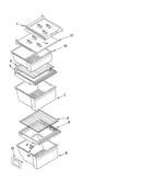 Refrigerator shelf parts