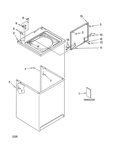 Top and cabinet parts