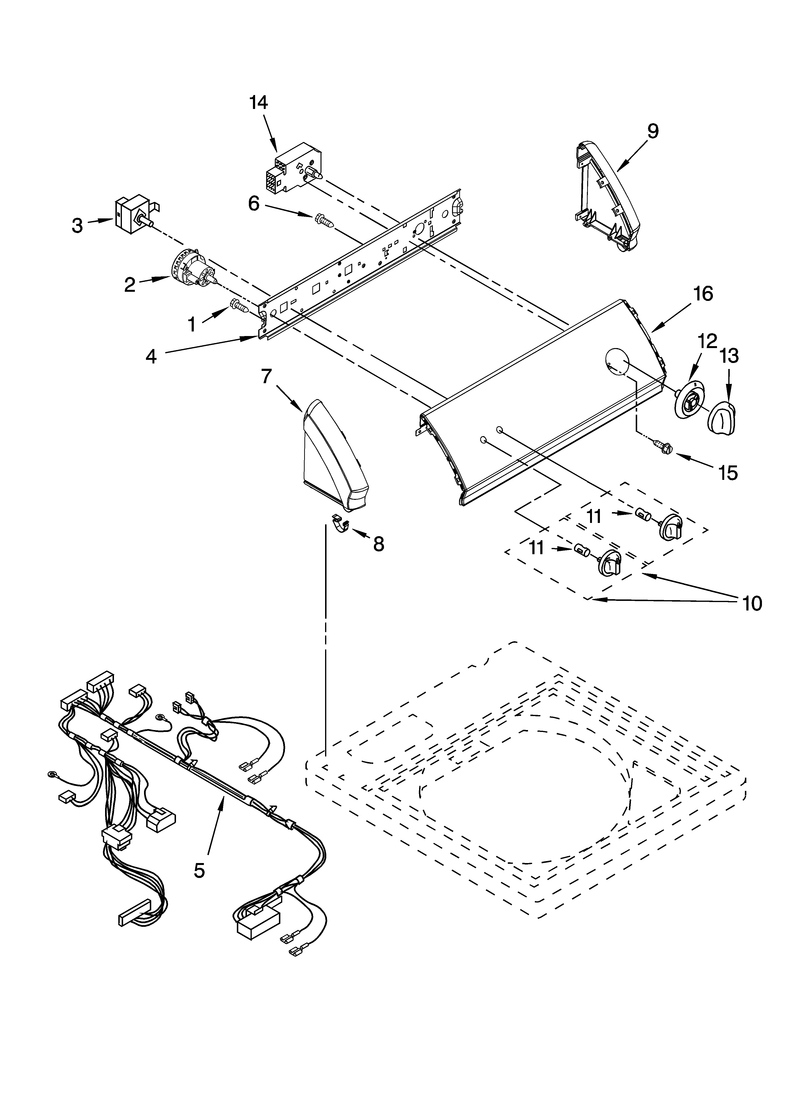 Control panel parts