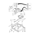 Kenmore 11016212503 machine base parts diagram