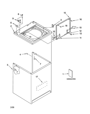 Top and cabinet parts