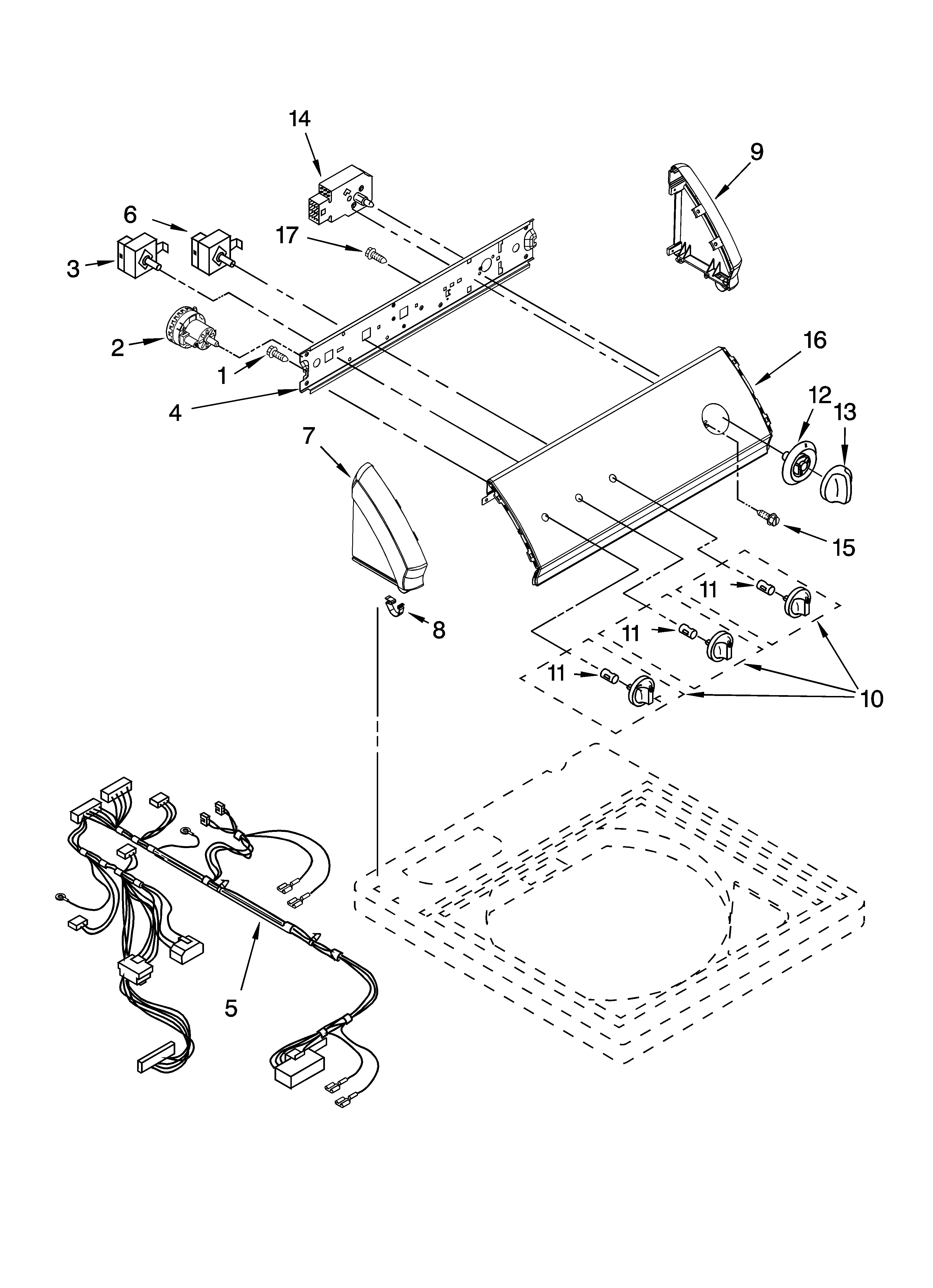 Control panel parts