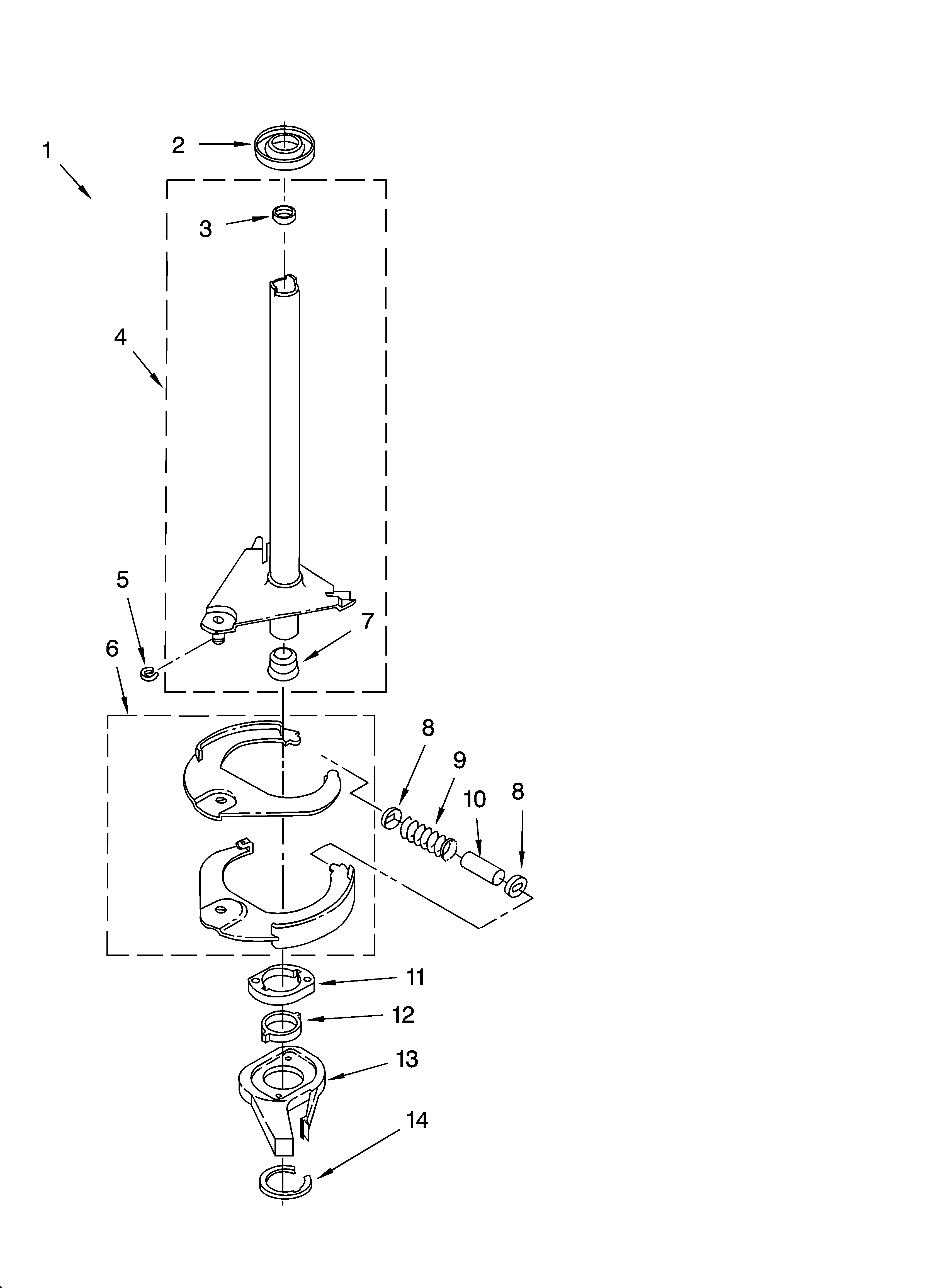 Brake and drive tube parts