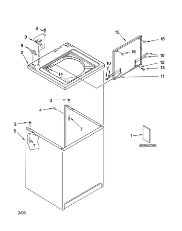 Top and cabinet parts