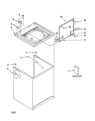 Top and cabinet parts