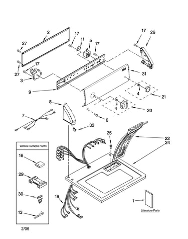 Top and console parts