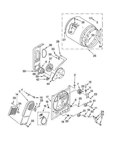Bulkhead parts, optional parts (not included)