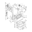 Kenmore 11066752501 cabinet parts diagram