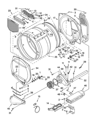 Bulkhead parts, optional parts (not included)