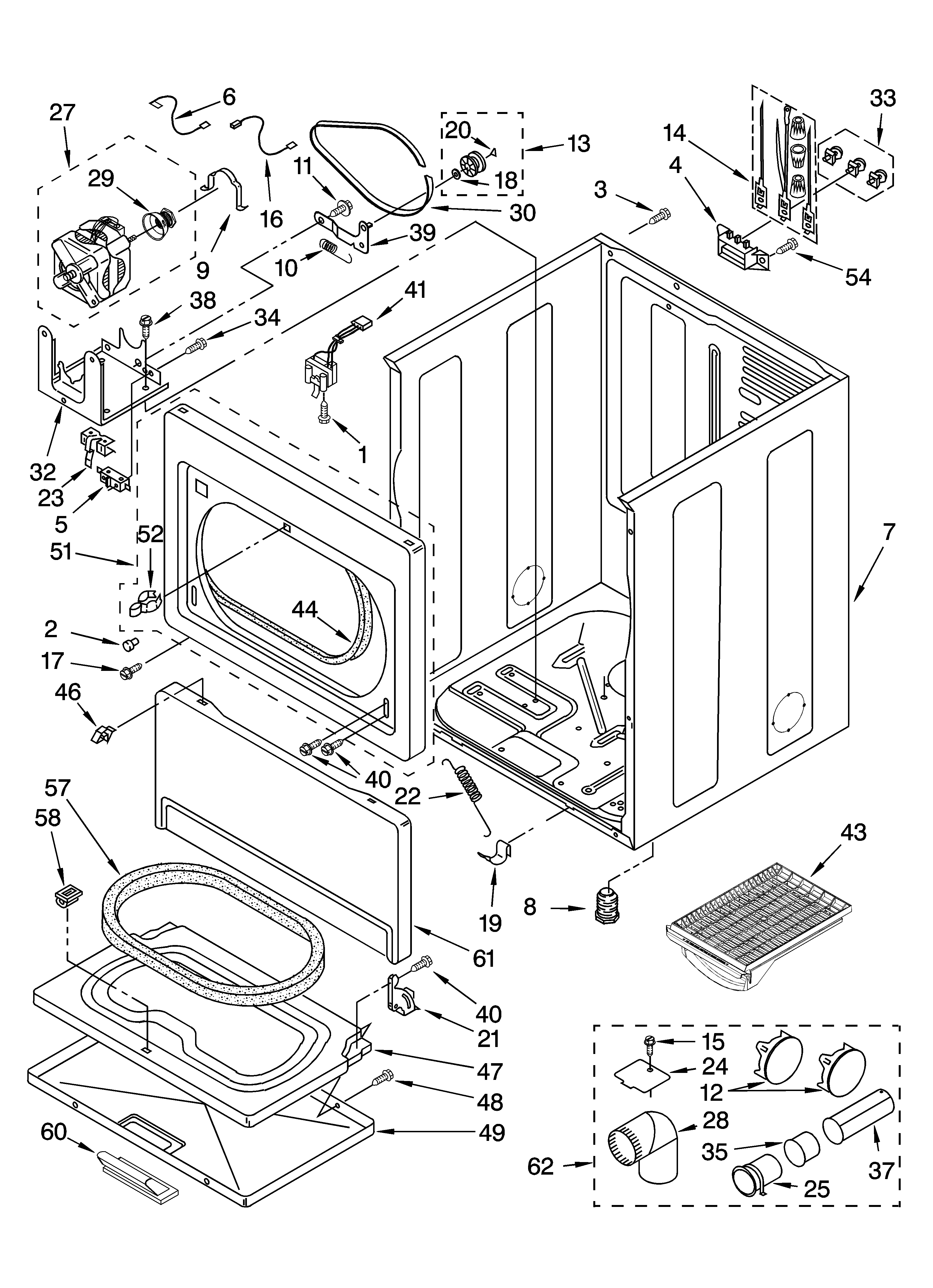 Cabinet parts