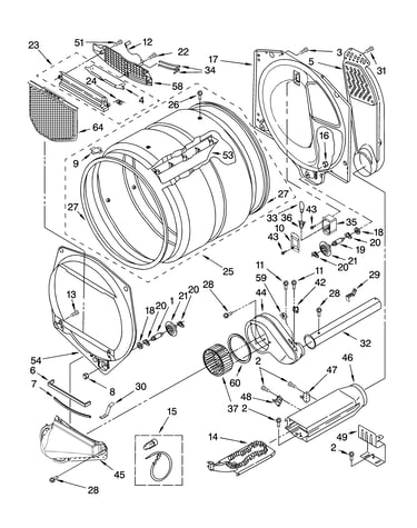 Bulkhead parts, optional parts (not included)
