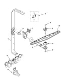 Upper wash and rinse parts