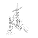 Kenmore 66517702K600 pump and spray arm parts diagram