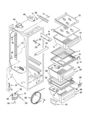 Refrigerator liner parts