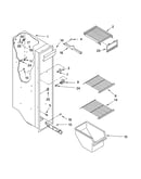 Freezer liner parts