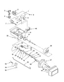 Motor and ice container parts