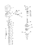 Motor and ice container parts