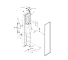 Kenmore 10657024600 freezer door parts diagram