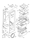Refrigerator liner parts