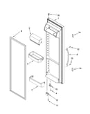 Refrigerator door parts