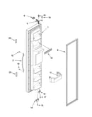 Freezer door parts
