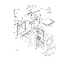 Kenmore 11047512600 top and cabinet parts diagram
