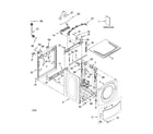 Kenmore 11047532600 top and cabinet parts diagram