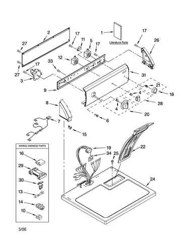 Top and console parts